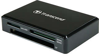 Transcend RDF8 USB Type-C Multi Card Reader - Black