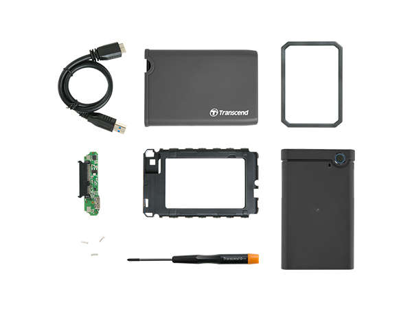 Transcend Storejet 2.5 inch SSD/HDD Upgrade Kit - Rugged