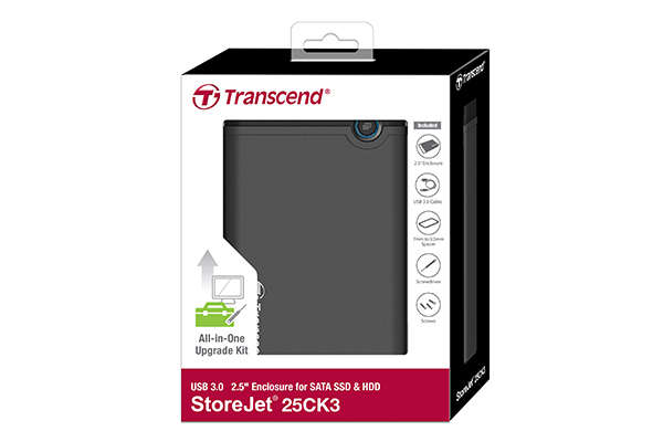 Transcend Storejet 2.5 inch SSD/HDD Upgrade Kit - Rugged
