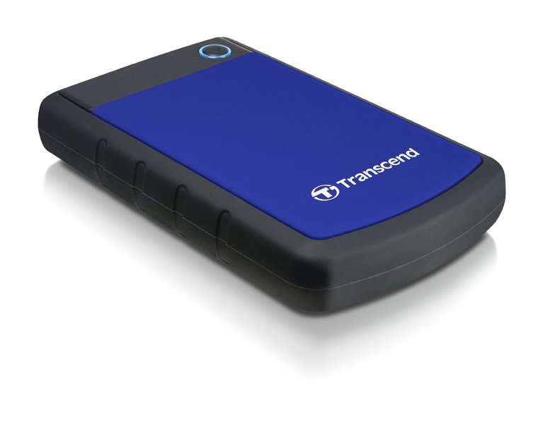 Transcend StoreJet - 1TB 2.5 inch USB 3.0 External Hard Drive - Blue