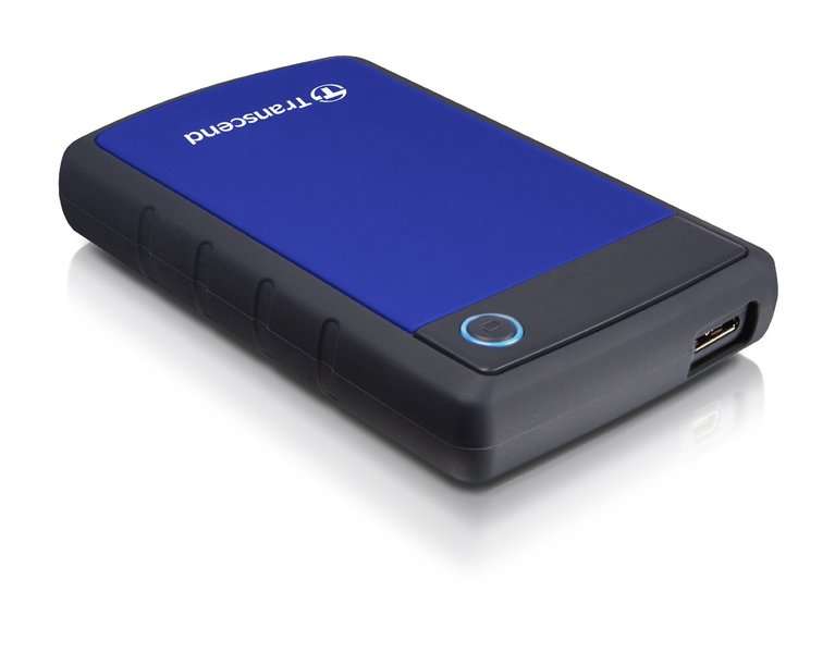 Transcend StoreJet - 2TB 2.5 inch USB 3.0 External Hard Drive - Blue