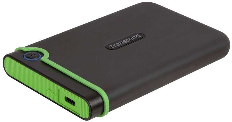 Transcend StoreJet 25MC Slimline Series Iron Grey 2TB 2.5 inch External Hard Drive