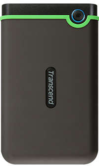 Transcend StoreJet 25M3 - 2TB 2.5 inch Robust Mobile Hard Drive - USB 3.1