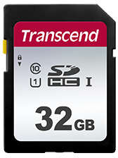 Transcend - 300S 32GB UHS-I U1 SD Memory Card
