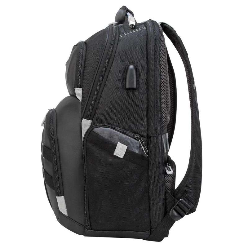 Targus DrifterTrek 11.6 to 15.6-inch Notebook Backpack With USB Power Pass-Thru Black