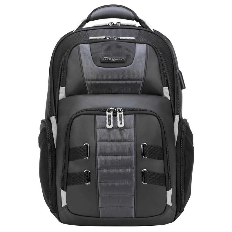Targus DrifterTrek 11.6 to 15.6-inch Notebook Backpack With USB Power Pass-Thru Black