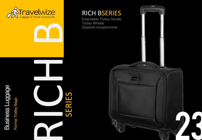 Travelwize RichB Business Trolley 16 inch Black