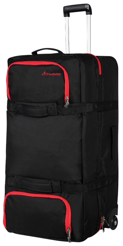 Travelwize Andy Sandwich Duffle 120L Black and Red