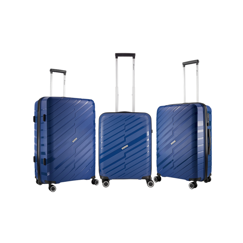 Travelwize  Java PP 4-Wheel Spinner 55cm Luggage Azure