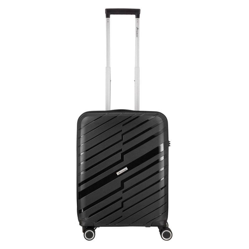 Travelwize Java PP 4-Wheel Spinner 65cm Luggage Black