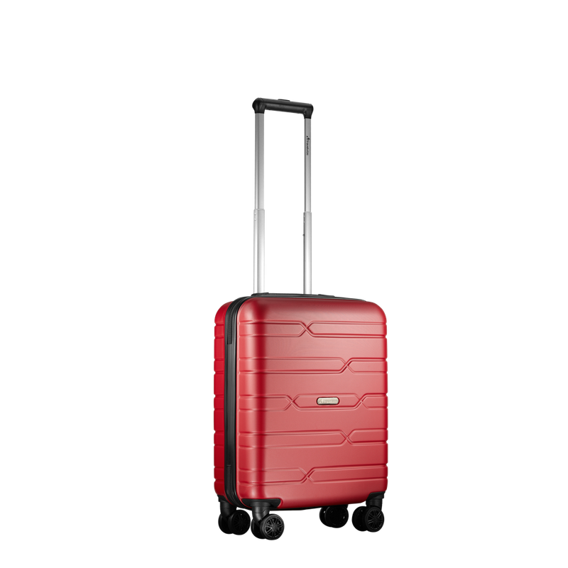 Travelwize Bondi ABS 4-Wheel Spinner 55cm Luggage Red