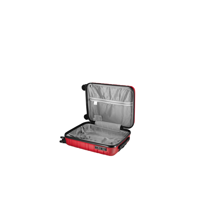Travelwize Bondi ABS 4-Wheel Spinner 55cm Luggage Red