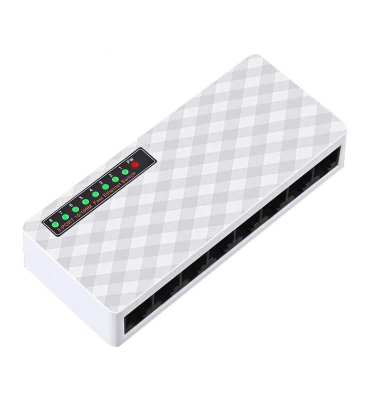 8 Port 10/100 Network Switch