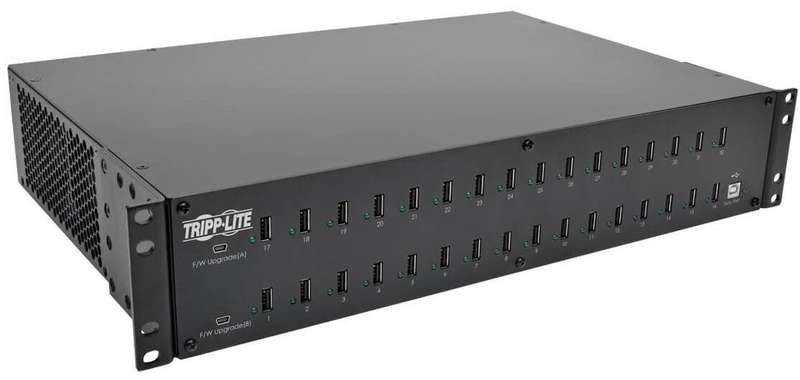 Eaton 32-Port USB Charging Station with Syncing - 2U Rack-Mount
