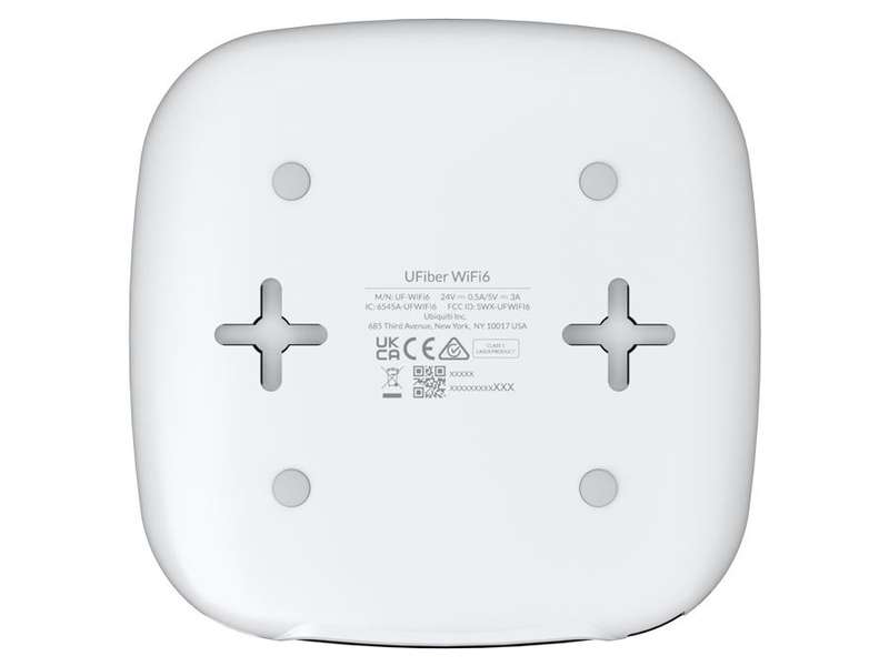 Ubiquiti UISP Fiber WiFi 6 GPON CPE with 4 Gigabit Ports | UF-WIFI6