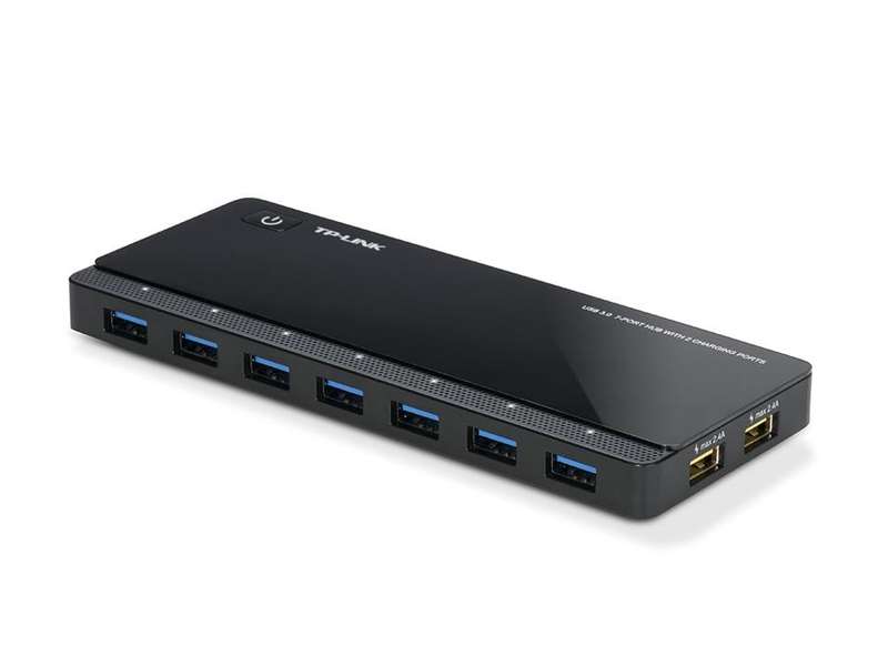 TP-Link UH720 Interface Hub USB 3.2 Gen 1 (3.1 1) Micro-B 5000 Mbit/s Black