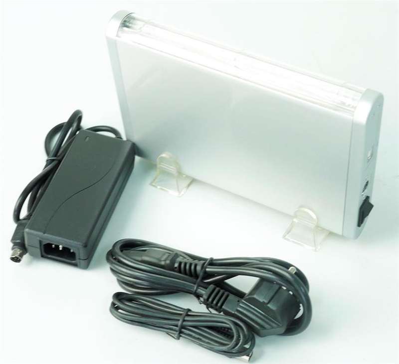 UniQue 3.5 inch Aluminium External USB 2.0 IDE Hard Drive Enclosure with Power
