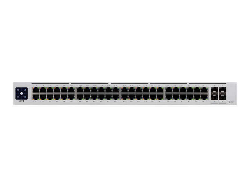 Ubiquiti 48 Port Gigabit 195W 32PoE 4SFP UniFi Switch | USW-48-POE