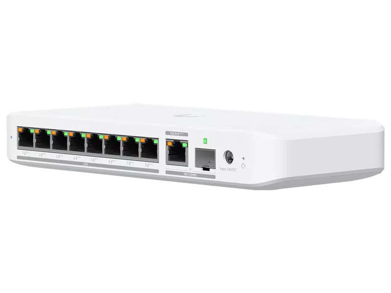 Ubiquiti UniFi Flex 2.5G PoE 8 Port PoE with 10G Combo Uplink | USW-Flex-2.5G-8-PoE