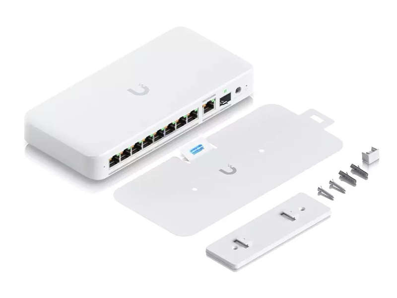 Ubiquiti UniFi Flex 2.5G PoE 8 Port PoE with 10G Combo Uplink | USW-Flex-2.5G-8-PoE