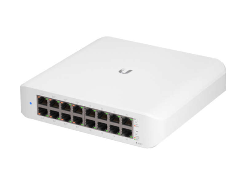 Ubiquiti 16 Port Gigabit 45W 8PoE UniFi Switch | USW-LITE-16-PoE