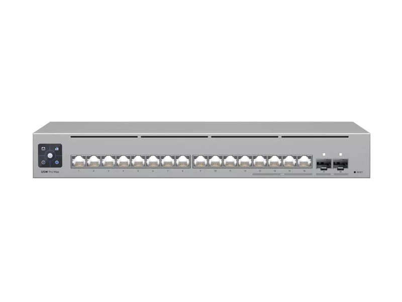 Ubiquiti UniFi Pro Max Switch 16 with 12 Gigabit 4x 2.5Gbps 2SFP+ | USW-Pro-Max-16