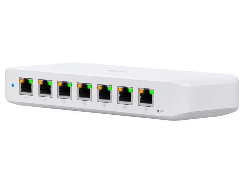 Ubiquiti UniFi Switch Ultra 8 Port Gigabit 1PoE Input 7 PoE Out 52W | USW-Ultra-60W