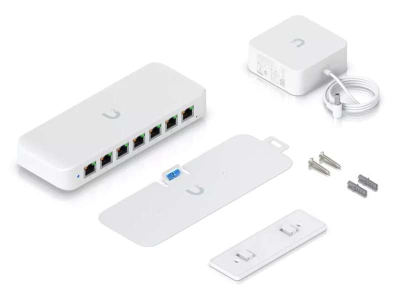Ubiquiti UniFi Switch Ultra 8 Port Gigabit 1PoE Input 7 PoE Out 52W | USW-Ultra-60W