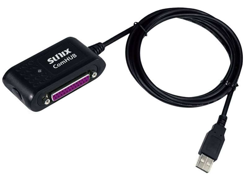 Sunix USB to 1-port RS-232 &amp; 1-port Printer Adapter