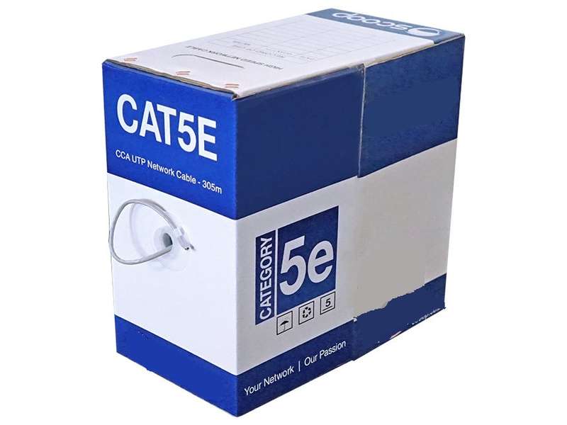 305m Box Cat5e CCA UTP Cable