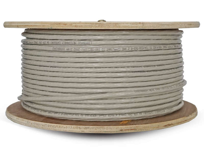 Linkbasic 100M Drum Cat6a Solid UTP Cable