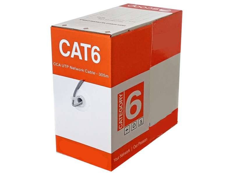 305m Box Cat6 CCA UTP Cable