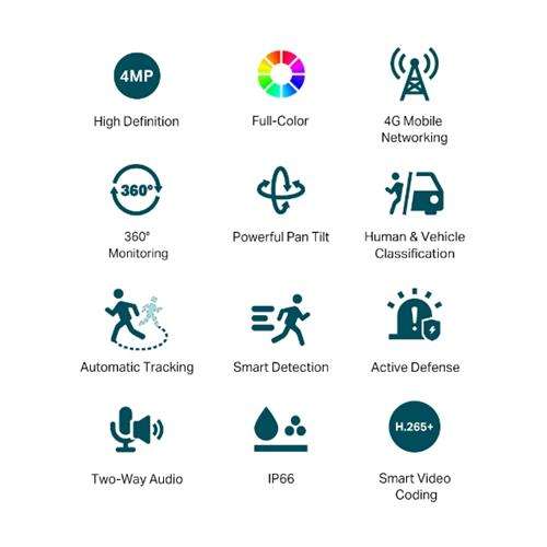 TP-Link VIGI 4MP Outdoor Full-Colour