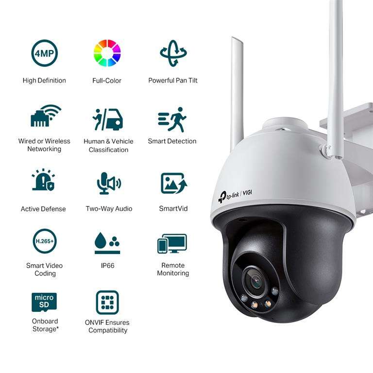TPLink VIGI 4MP Outdoor Full
