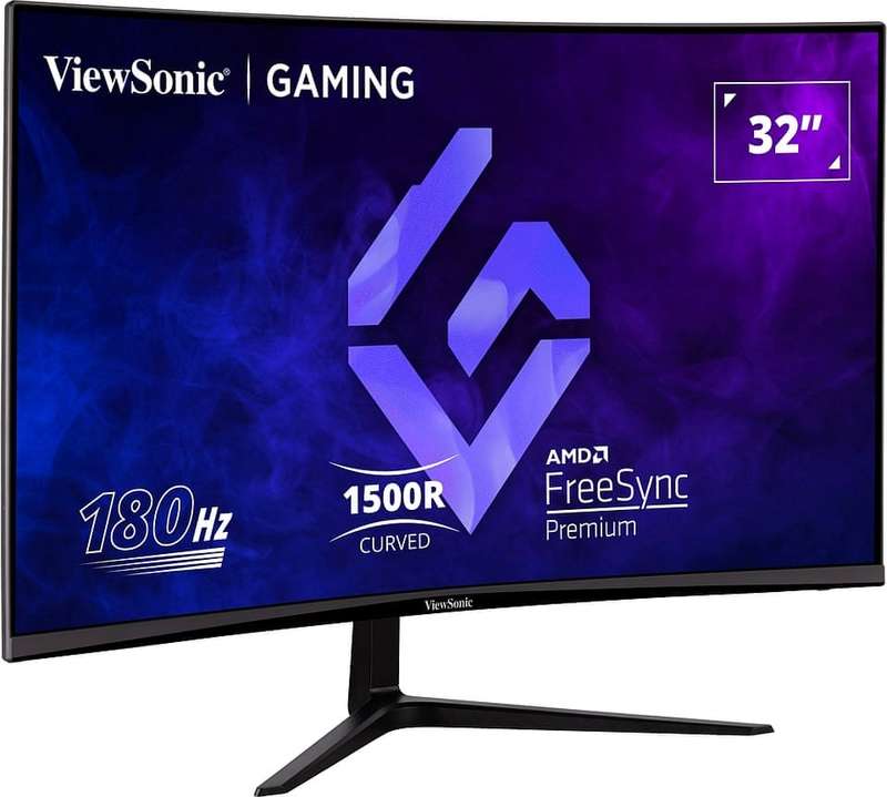 Viewsonic VX3218-PC-MHD 32 inch Full HD (1920x1080) 180Hz 1ms VA AMD FreeSync Gaming Desktop Monitor