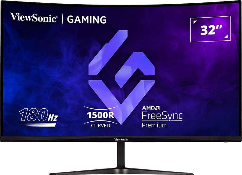 Viewsonic VX3218-PC-MHD 32 inch Full HD (1920x1080) 180Hz 1ms VA AMD FreeSync Gaming Desktop Monitor
