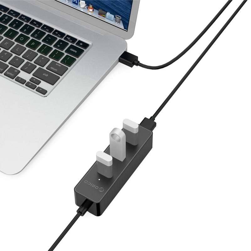 Orico 4 Port Hub USB3.0 - Black