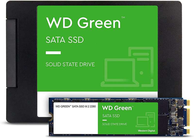 Western Digital 1TB WD Green Internal SSD Solid State Drive - SATA III 6 Gb/s, 2.5/7mm, Up to 545 MB