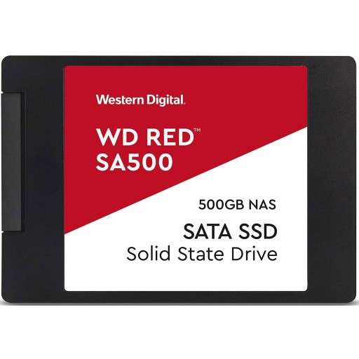 Western Digital WDS500G1R0A Red SA500 500GB 2.5&quot; SATA 3.0 6Gbp/s Solid State Drive