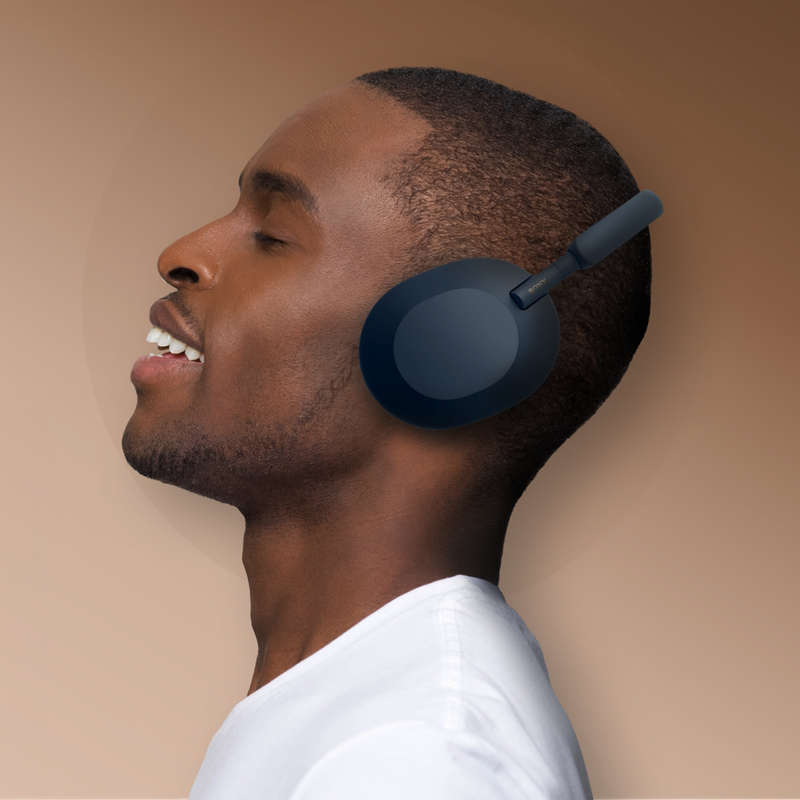 Sony WH1000XM5 (Blue) Noise Cancelling BT Headphones