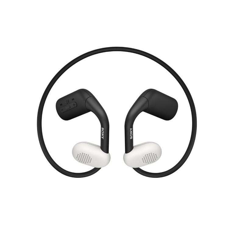 Sony Float Run Open-Ear Wireless Bluetooth Earphones - Black White