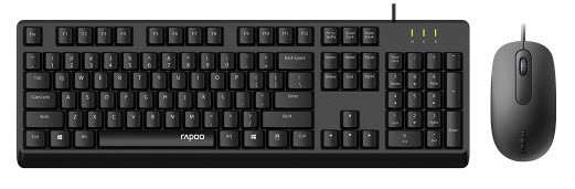 Rapoo X130 Pro Wired Optical Keyboard and Mouse Combo