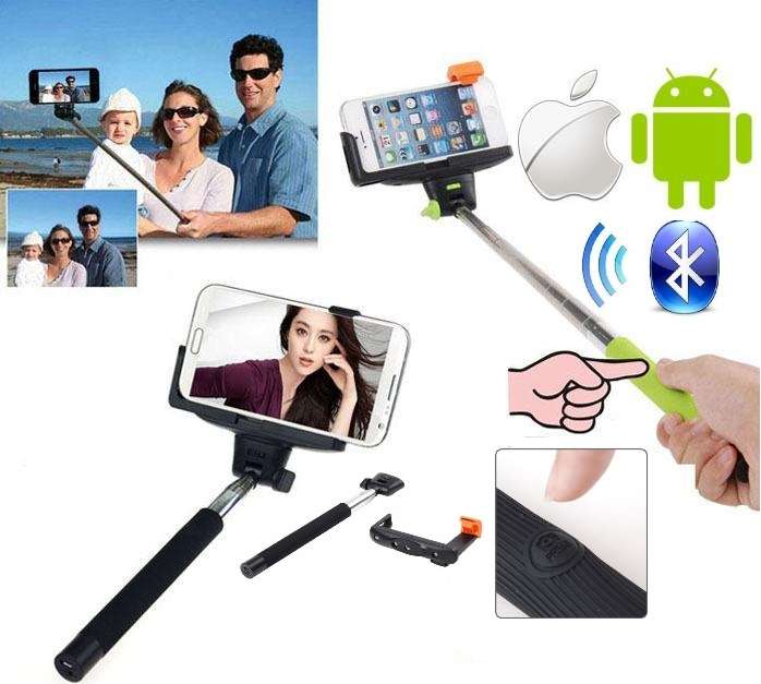 Geeko Z07-5 Monopod Selfie Stick for Mobile Phone - White