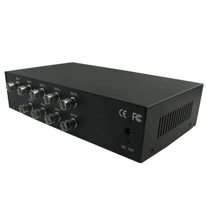 Space TV Video/Hd Video Splitter 1 in 8 out for CCTV and Home Security