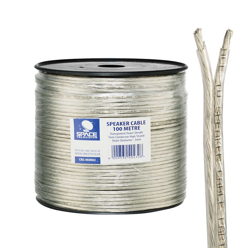 Speaker Cable Tinned Copper Clad Aluminum 100M Reel (CRGMON02)