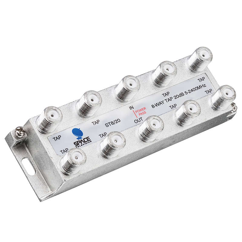 Space TV Satellite IF Tap - 8 Way - 20db (5  2250MHz)