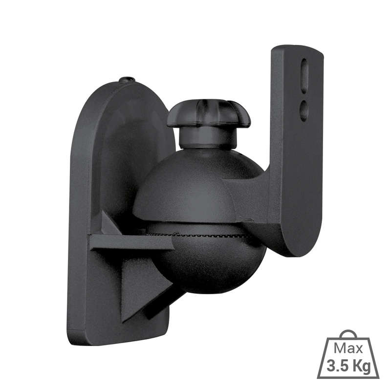 Space TV Adjustable Swivel & Tilt Speaker Brackets Wall Mount - Set of 2