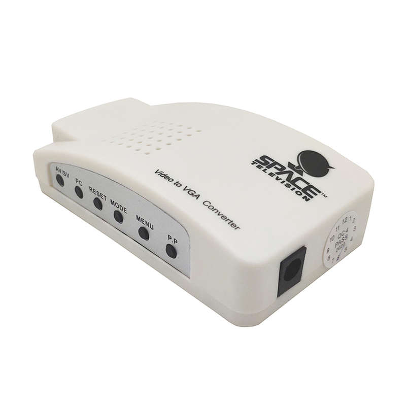 Space TV Video To VGA CCTV Converter Including PSU