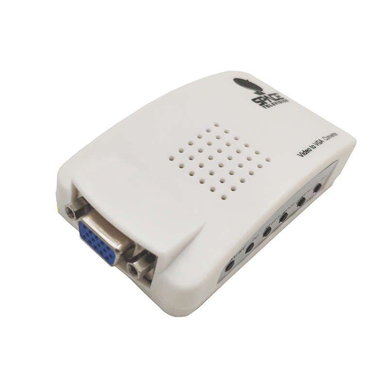 Space TV Video To VGA CCTV Converter Including PSU