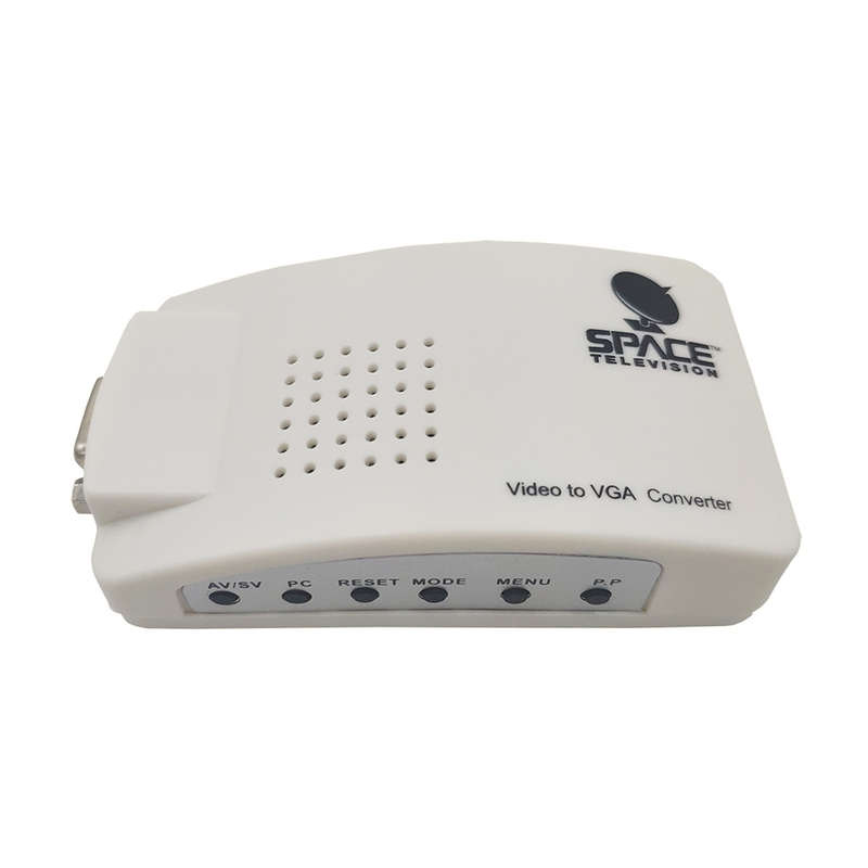 Space TV Video To VGA CCTV Converter Including PSU